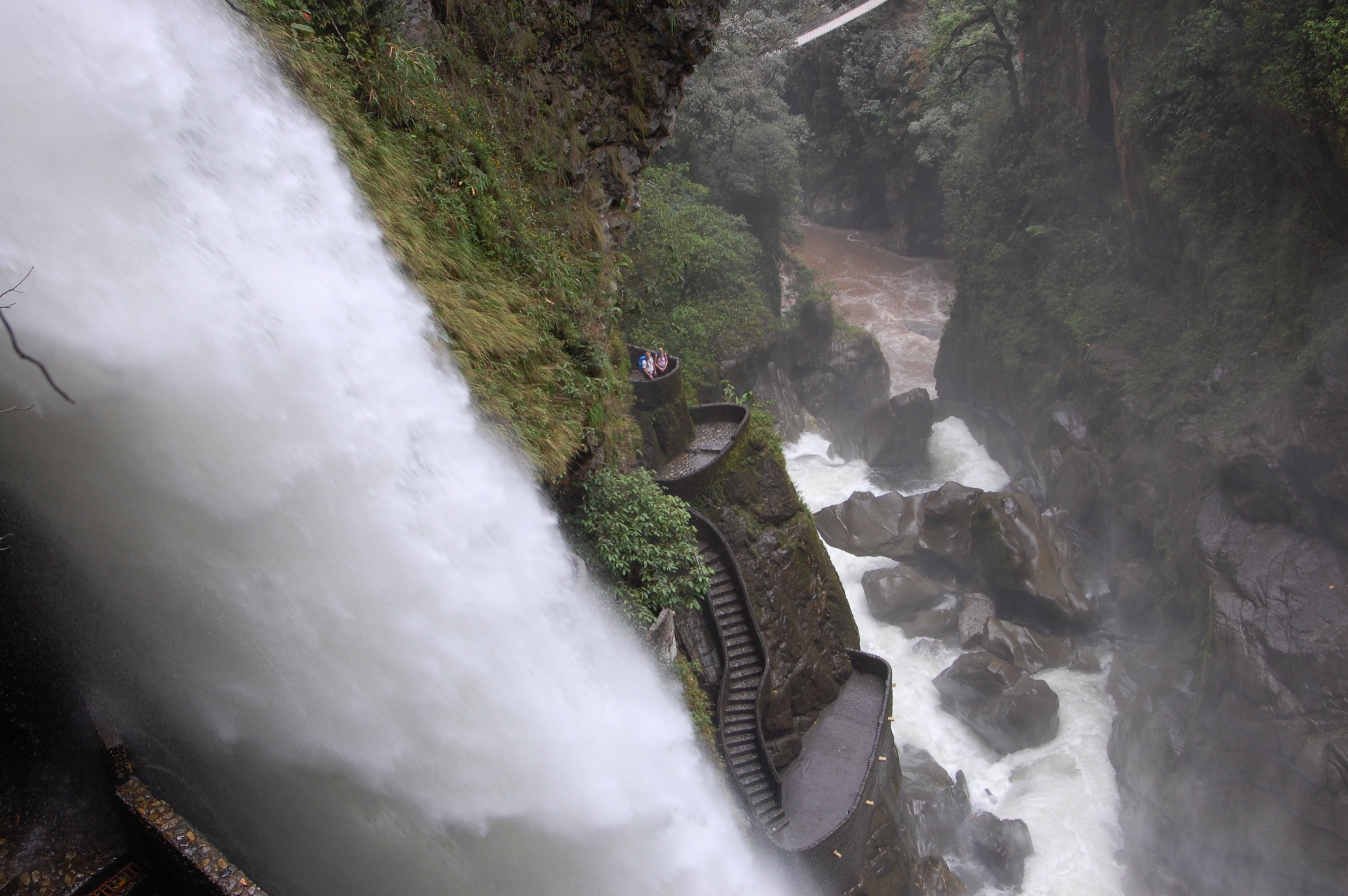 Waterfalls in Baños, Ecuador